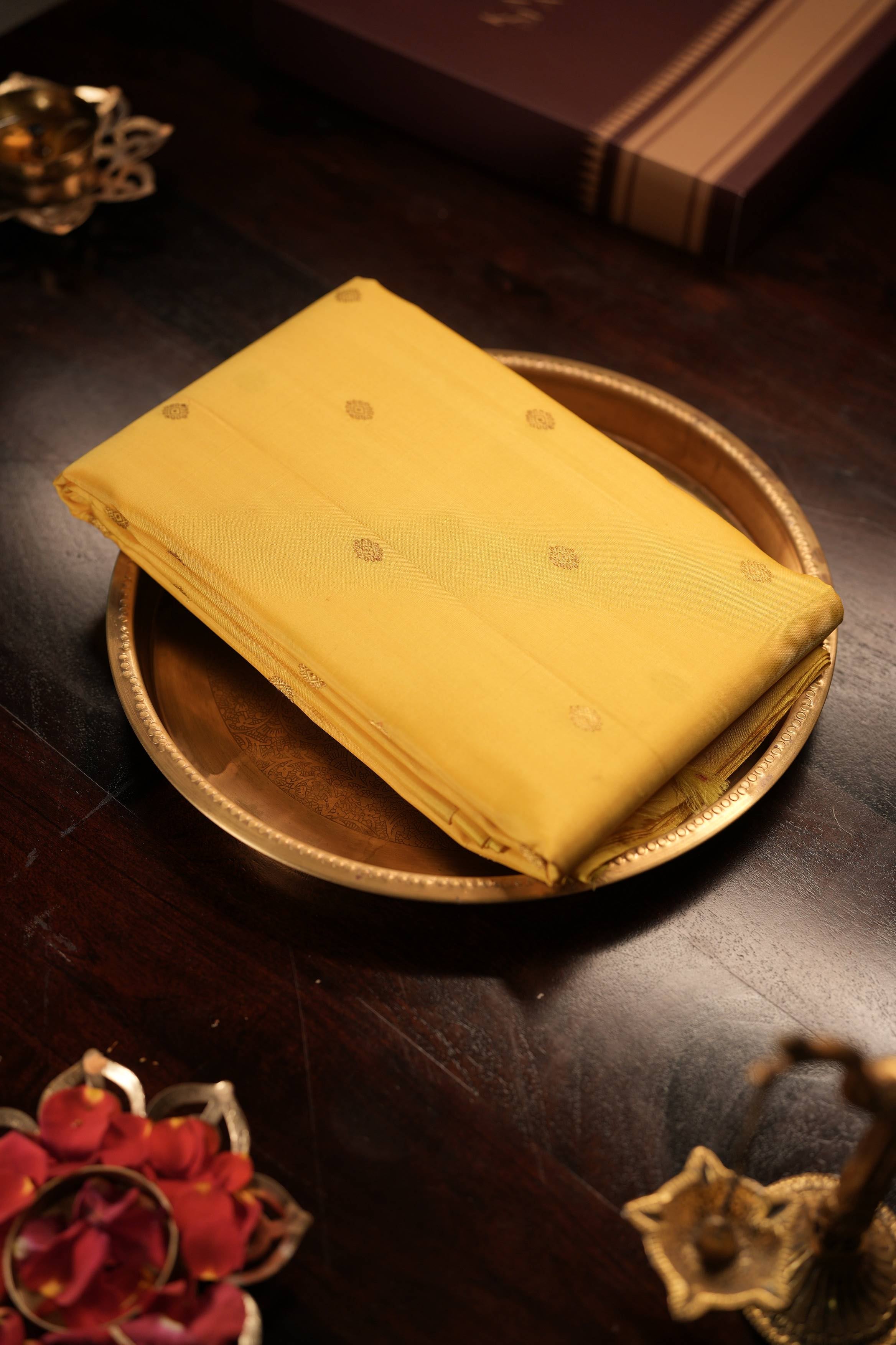 Yellow Kanchivaram