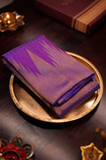 Royal Purple Temple Design Saree