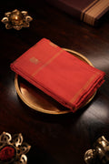 Saffron Red saree